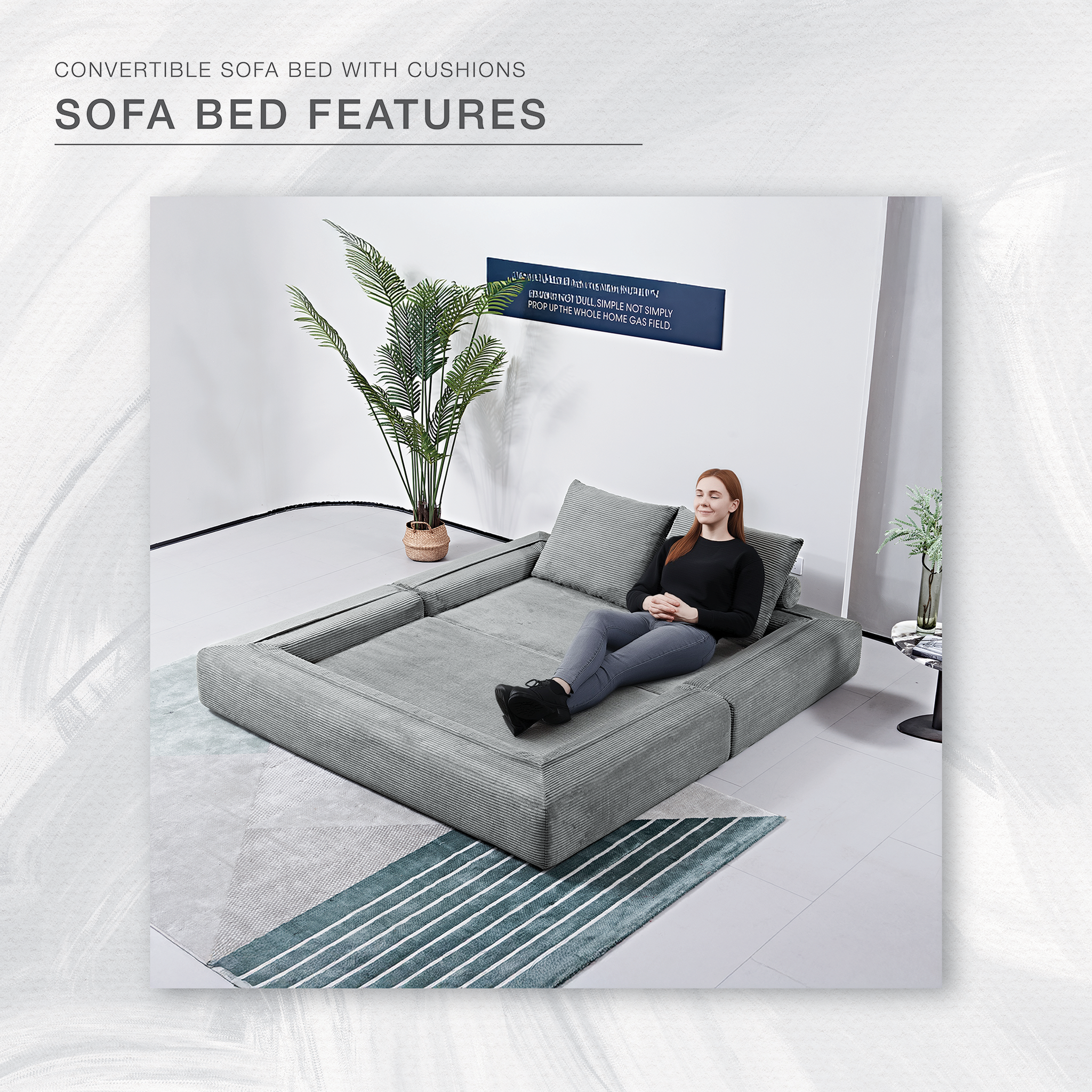 MODERN SLEEPER SOFA BED - NEW EXCLUSIVE DESIGN