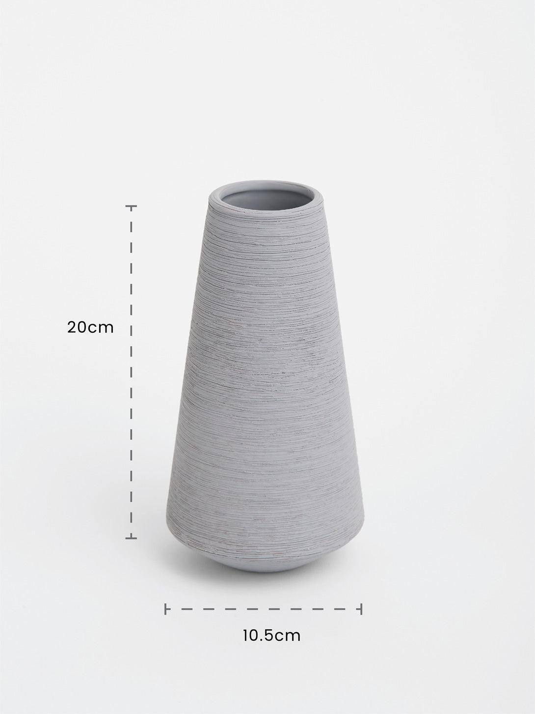 Matte Conic Shape Ceramic Vase Collection - LivingTaste CA