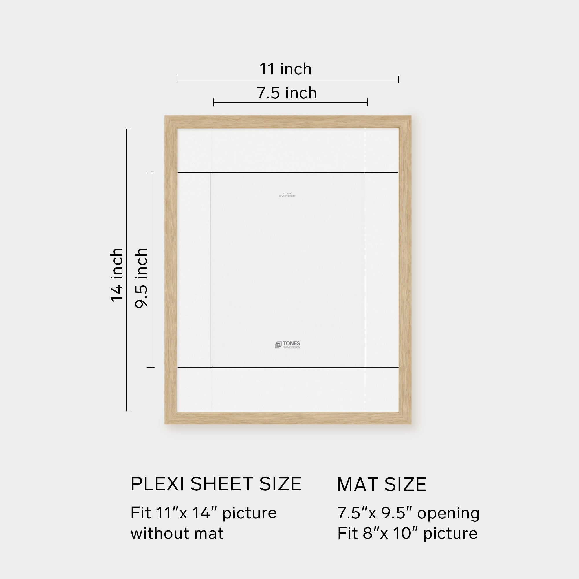 11x14 Wooden Picture Frame Sets | 28x36 cm