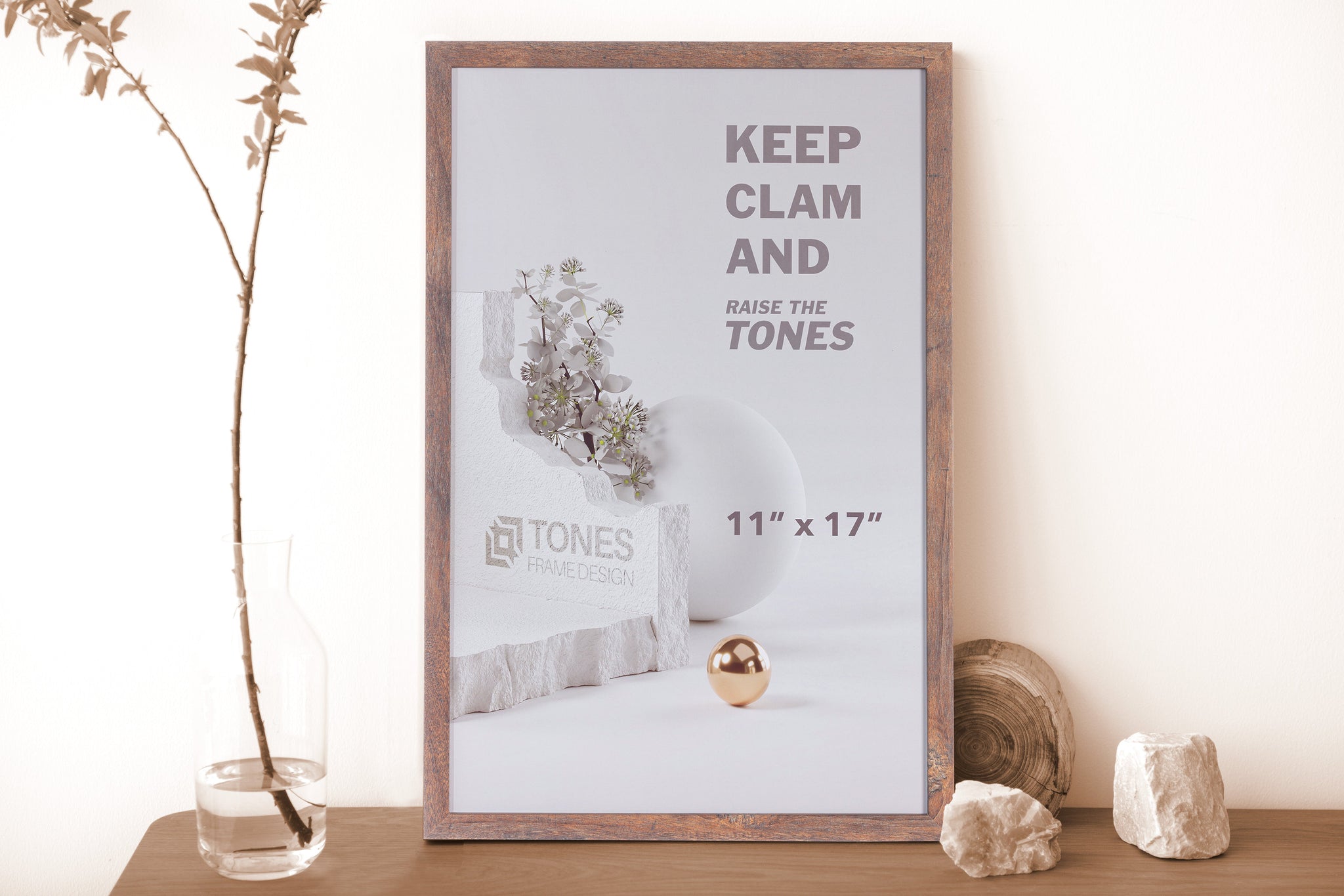 11x17 Dendro Wooden Gallery Frame | 28x43 cm - LivingTaste CA