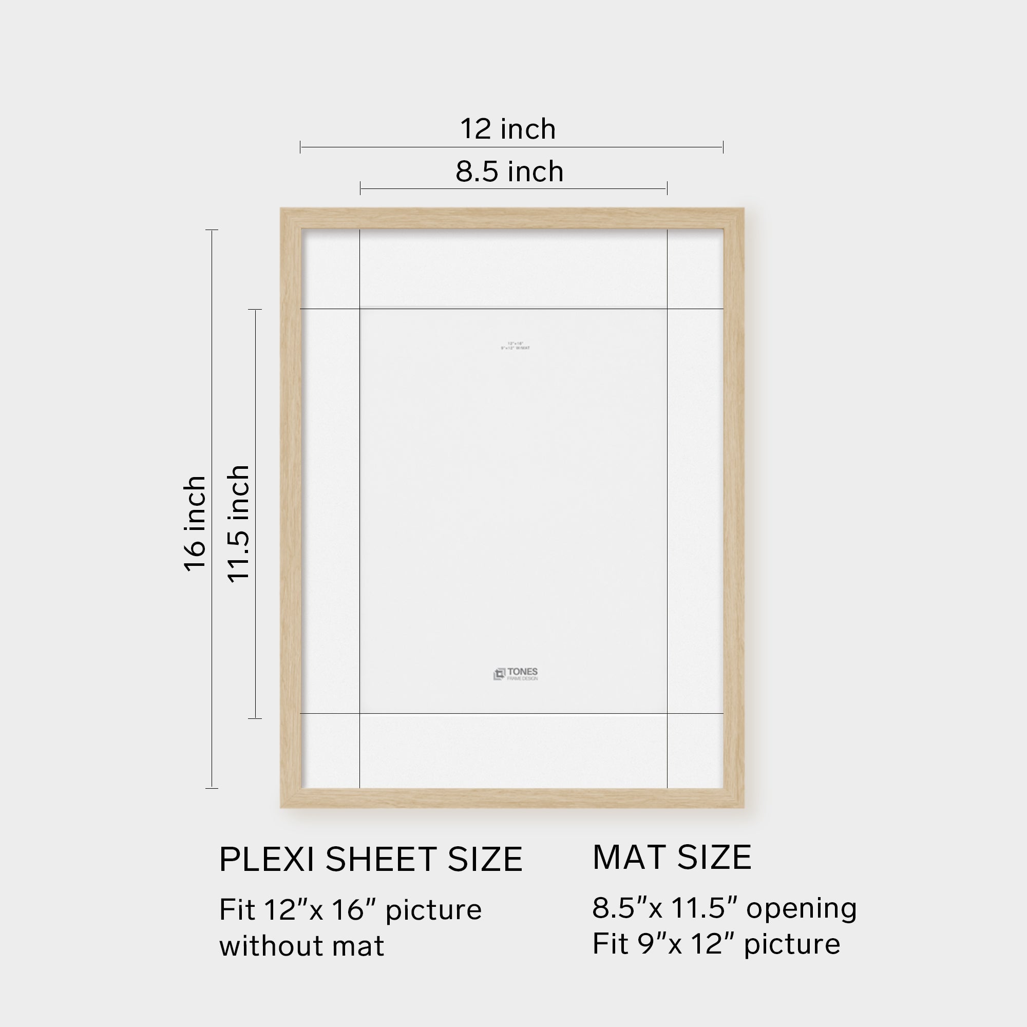 12x16 Wooden Picture Frame Sets | 30x41 cm