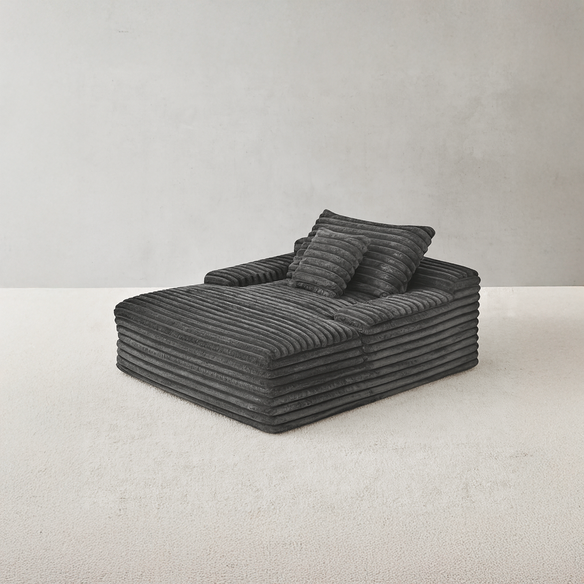 Modern Dark Grey Oversized Lounge Sofa – Relax & Chill