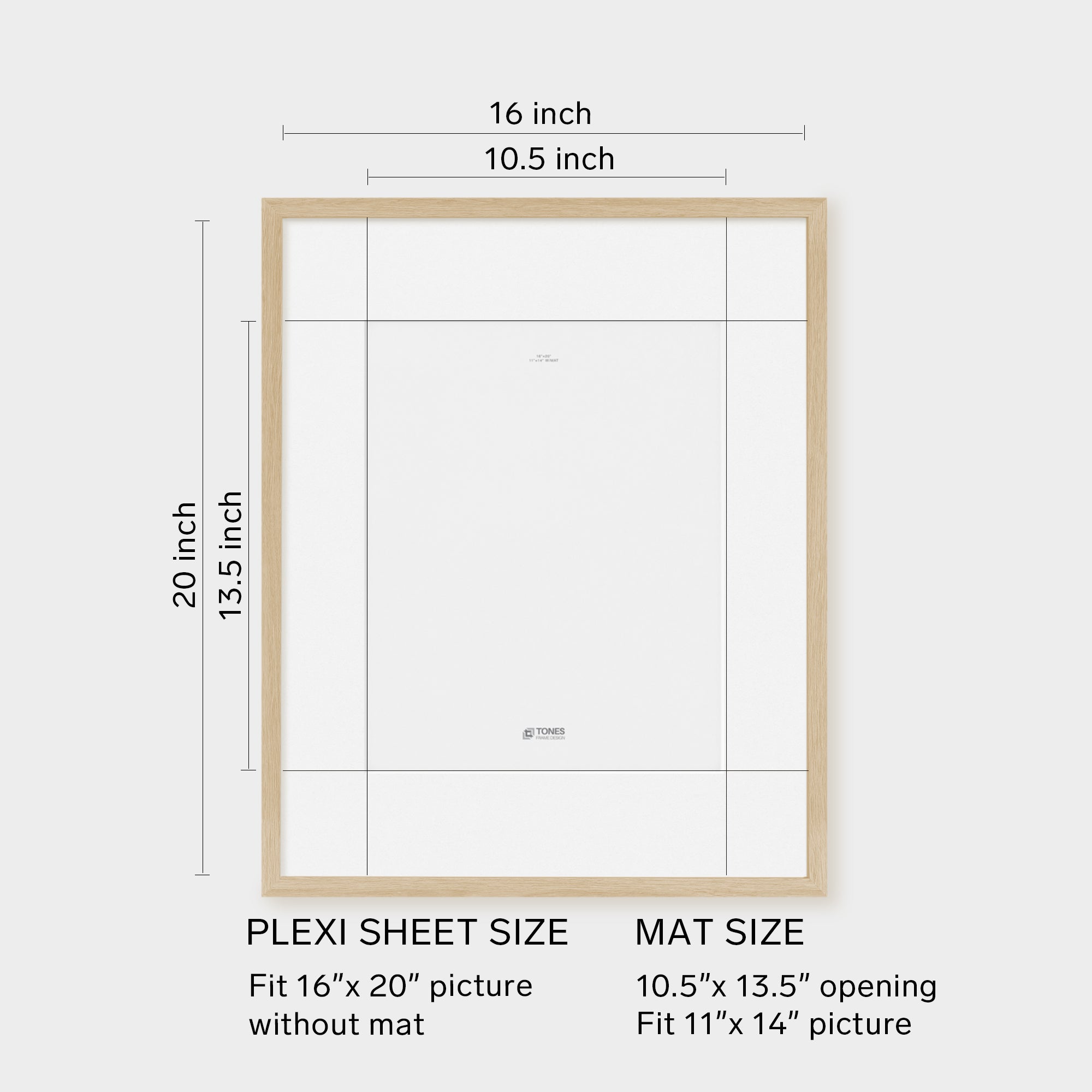16x20 Dendro Wooden Frame Sets | 41x51 cm