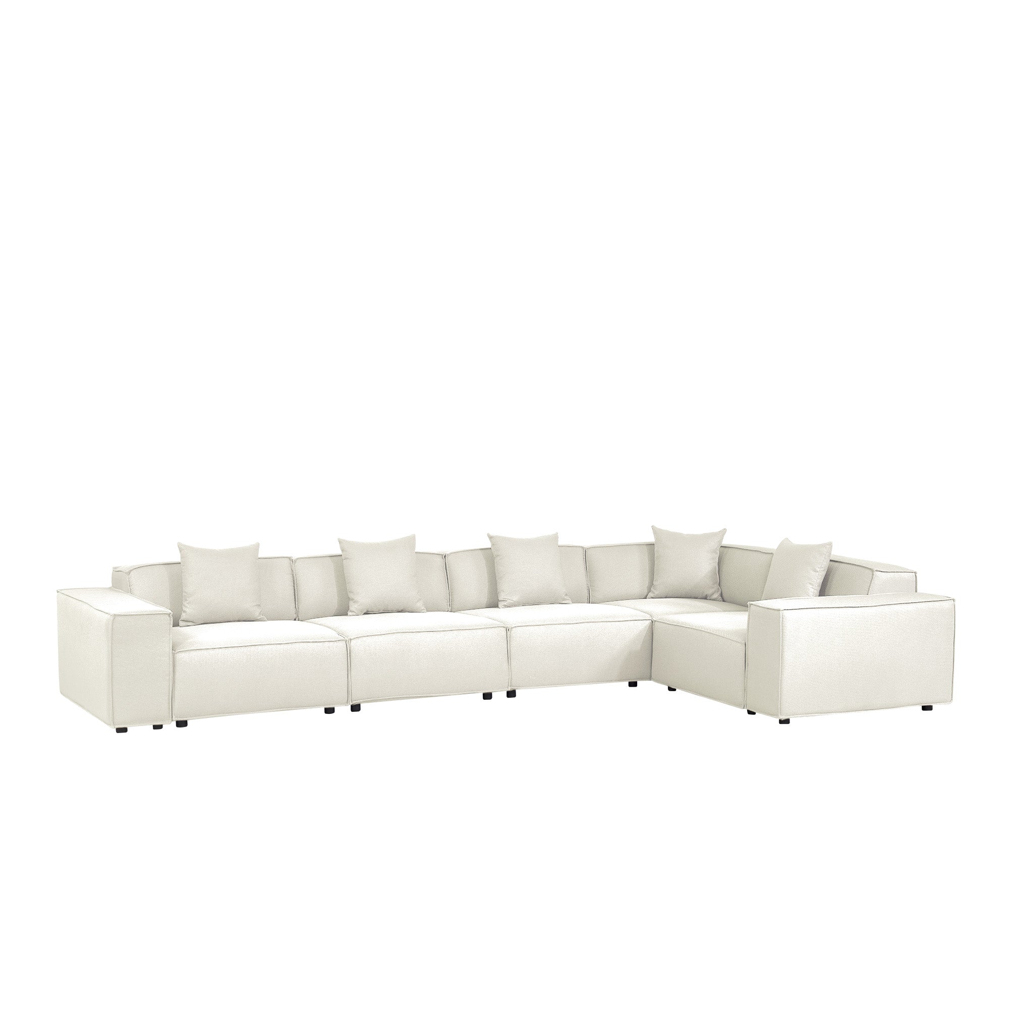 Versaluxe Sectional Left Corner Set in Begie