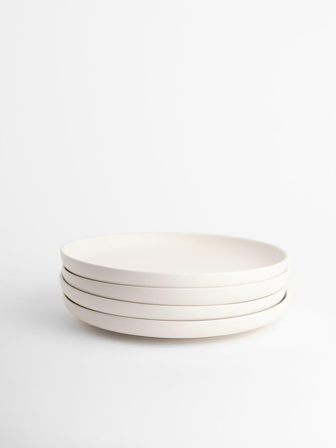 LivingTaste | Matt Ceramic White Tableware | Dinner Dish | Dinner Plates