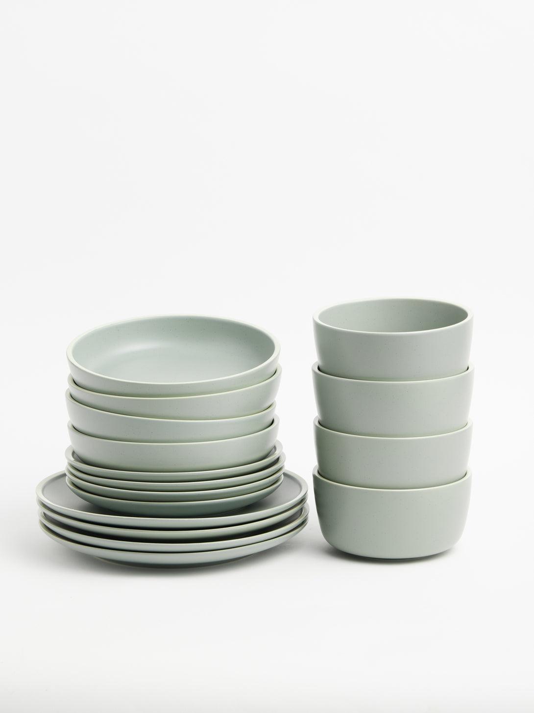 Morandi Ceramic Tableware-Green - LivingTaste CA