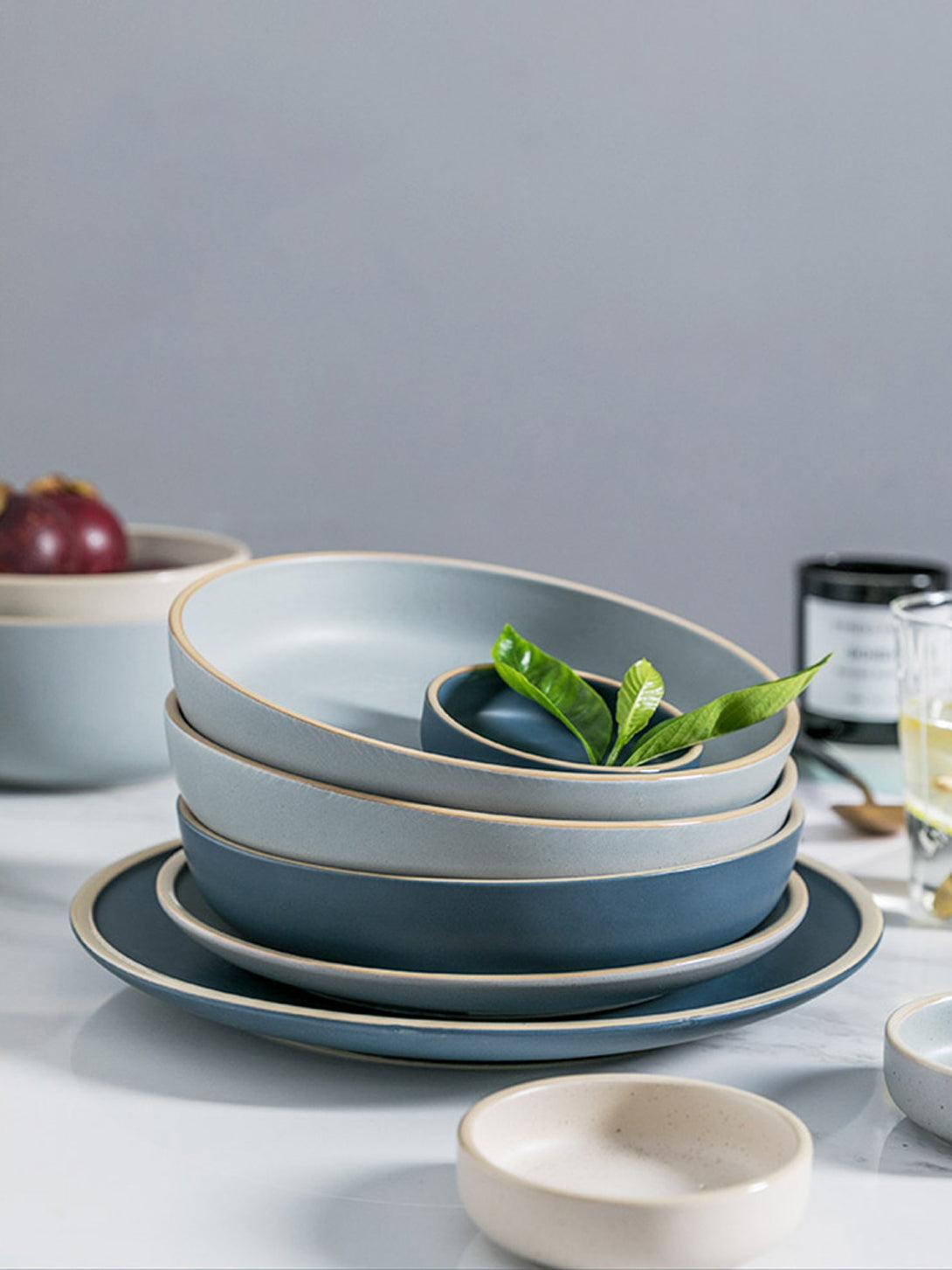 Morandi Ceramic Tableware-Green - LivingTaste CA