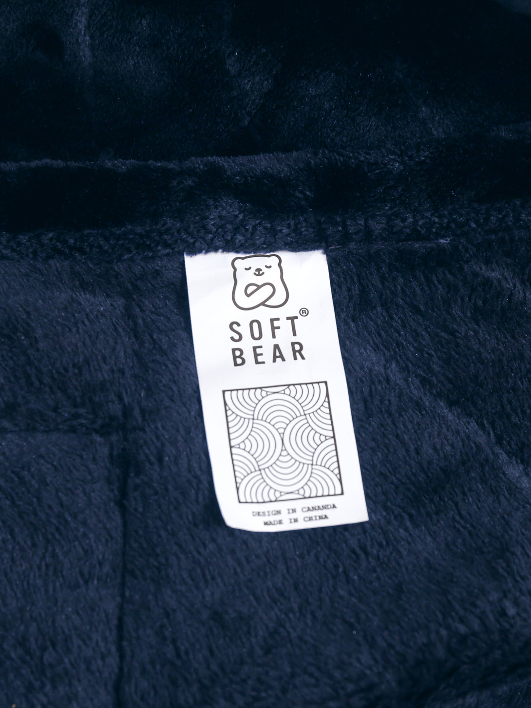 Flannel Fleece Blanket-Navy - LivingTaste CA