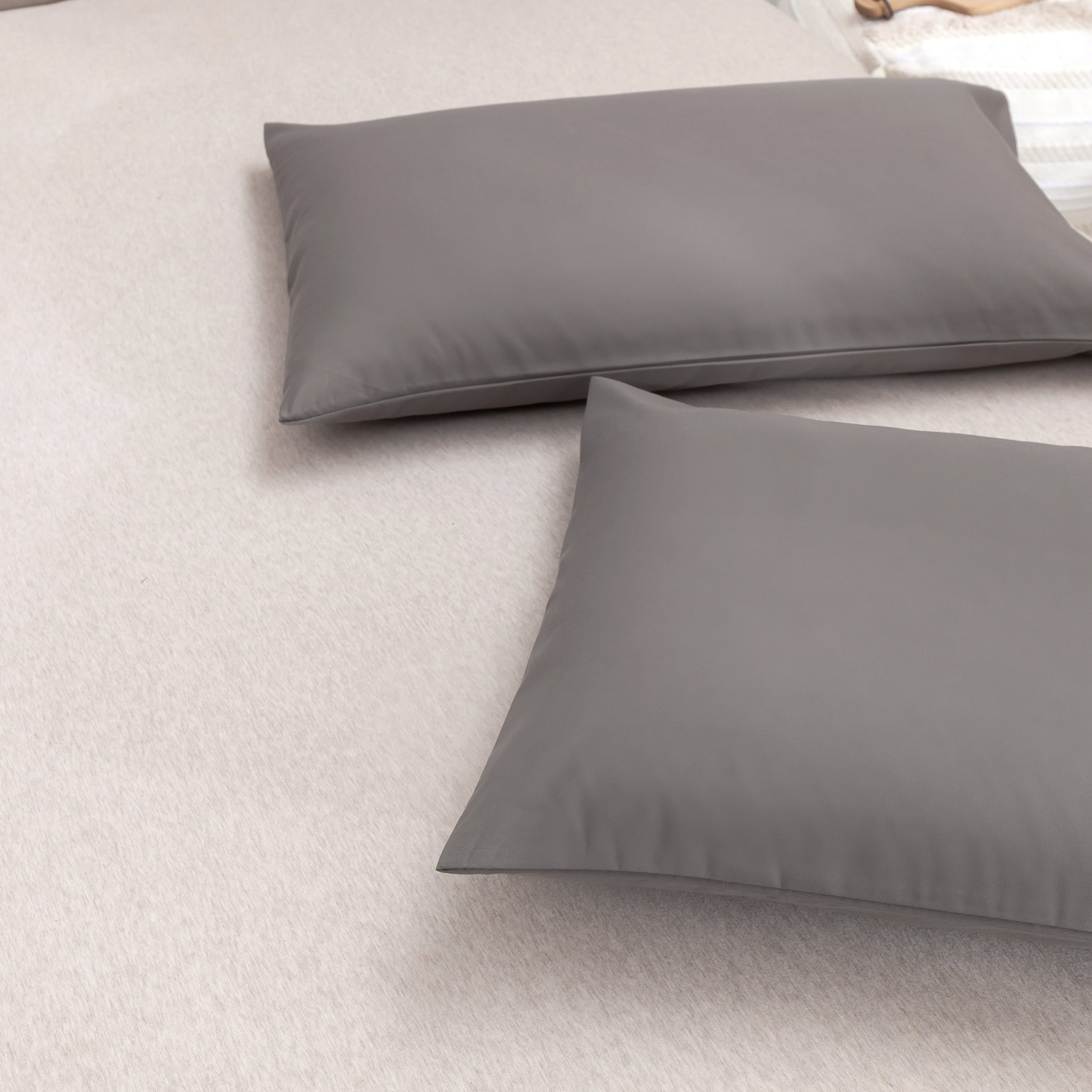 Microfiber Gray Bed Sheet 4-Piece Set - LivingTaste CA